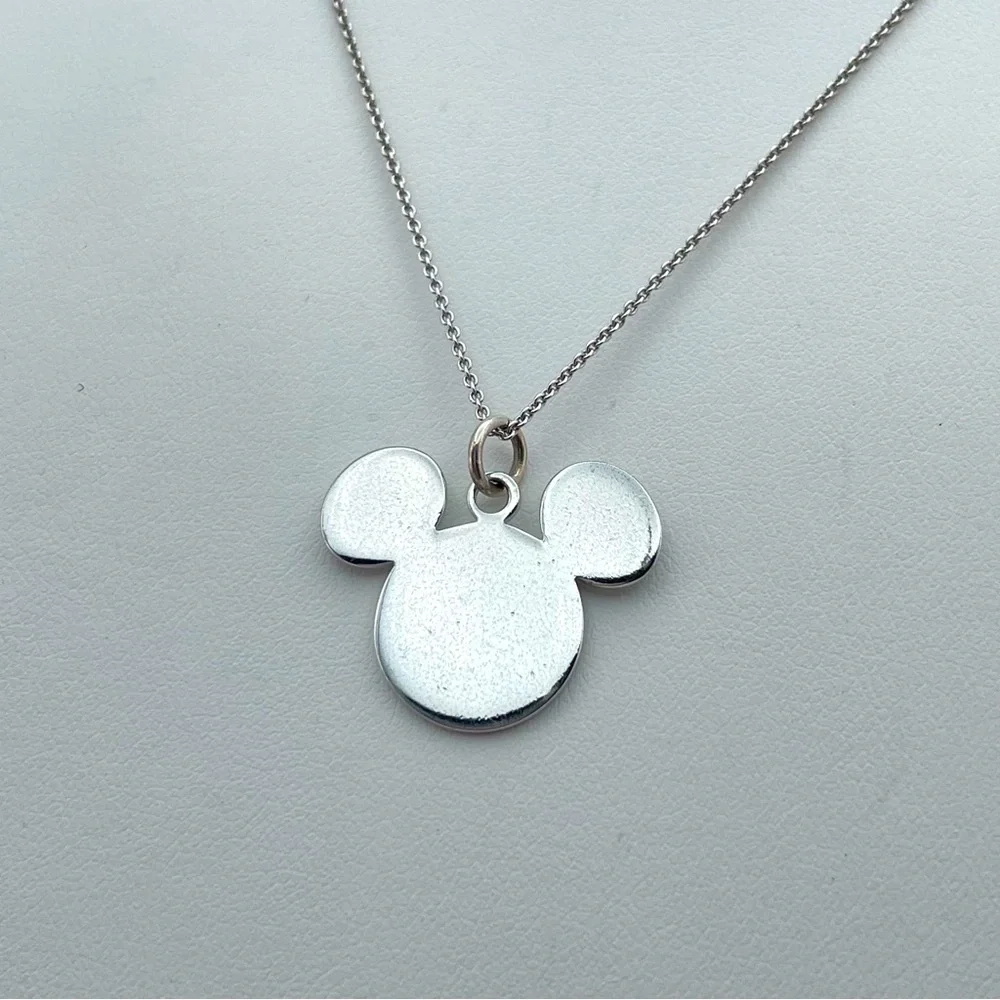 Disney Sterling Silver 925 Mickey Mouse Necklace Collector’s Edition